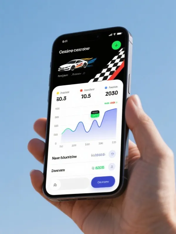 极速赛车APP界面展示
